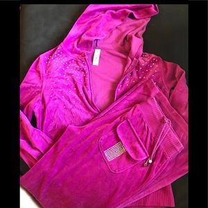 Victoria Secret Fussia Velour Outfit💎BLING💎